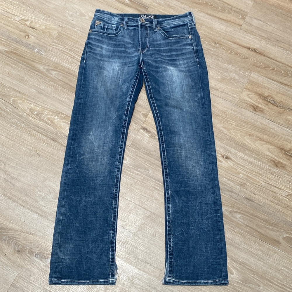 Salvage Blue Denim Jeans 32L